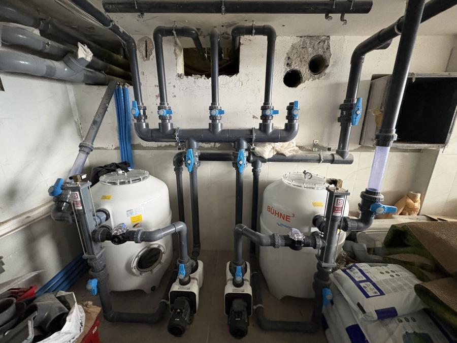 Local technique système pompe