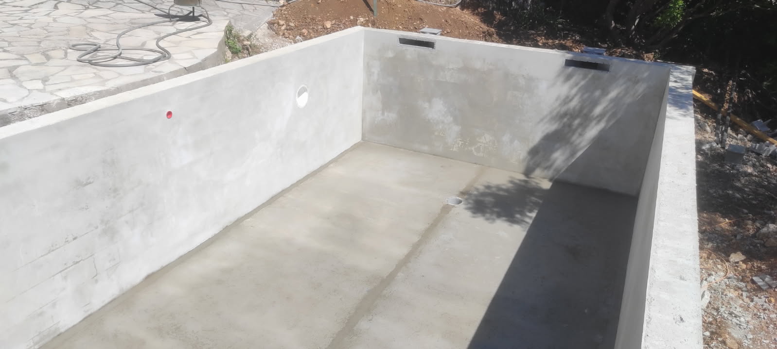 galerie photo construction d'une piscine en béton