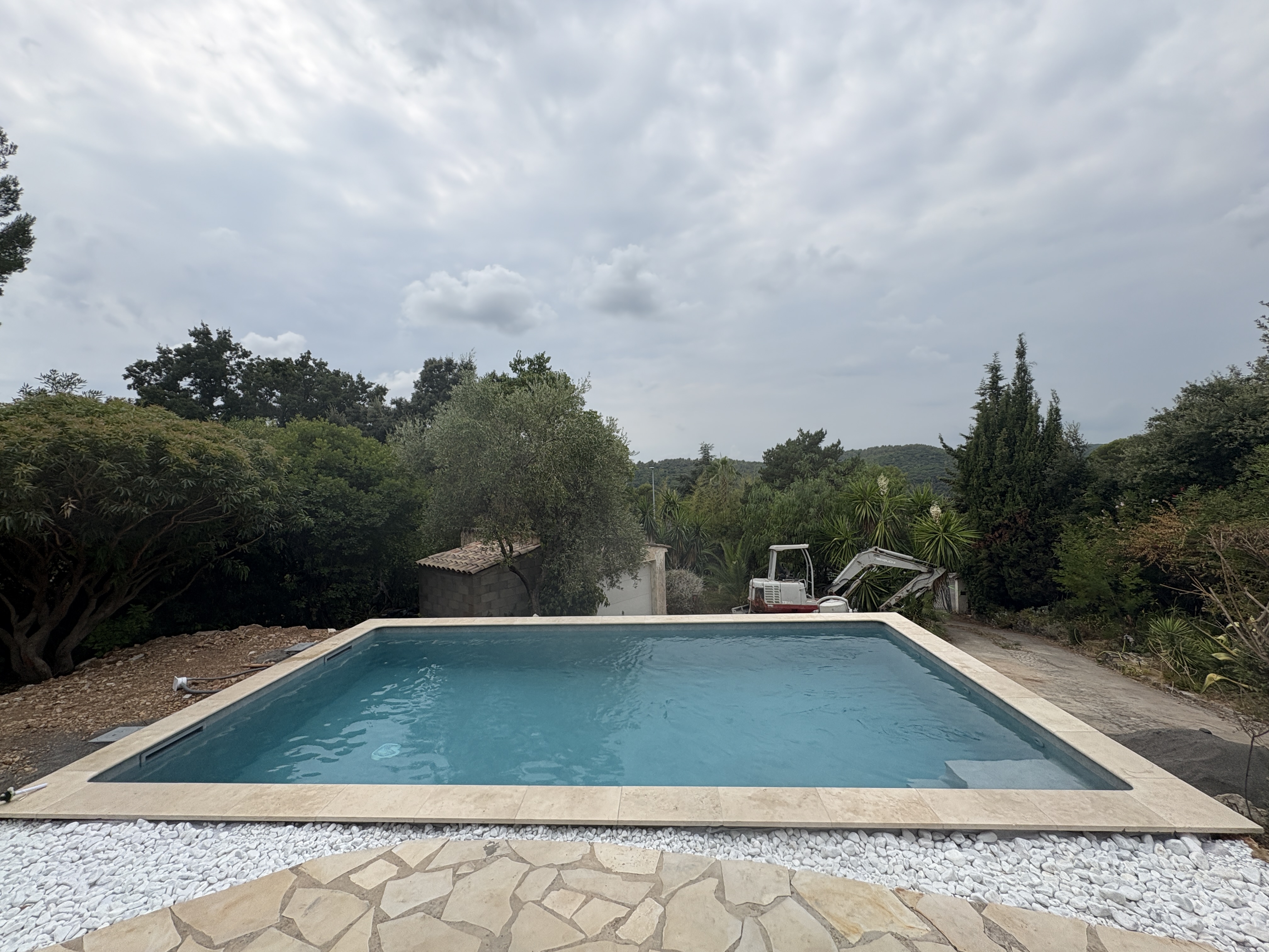 galerie photo construction d'une piscine en béton